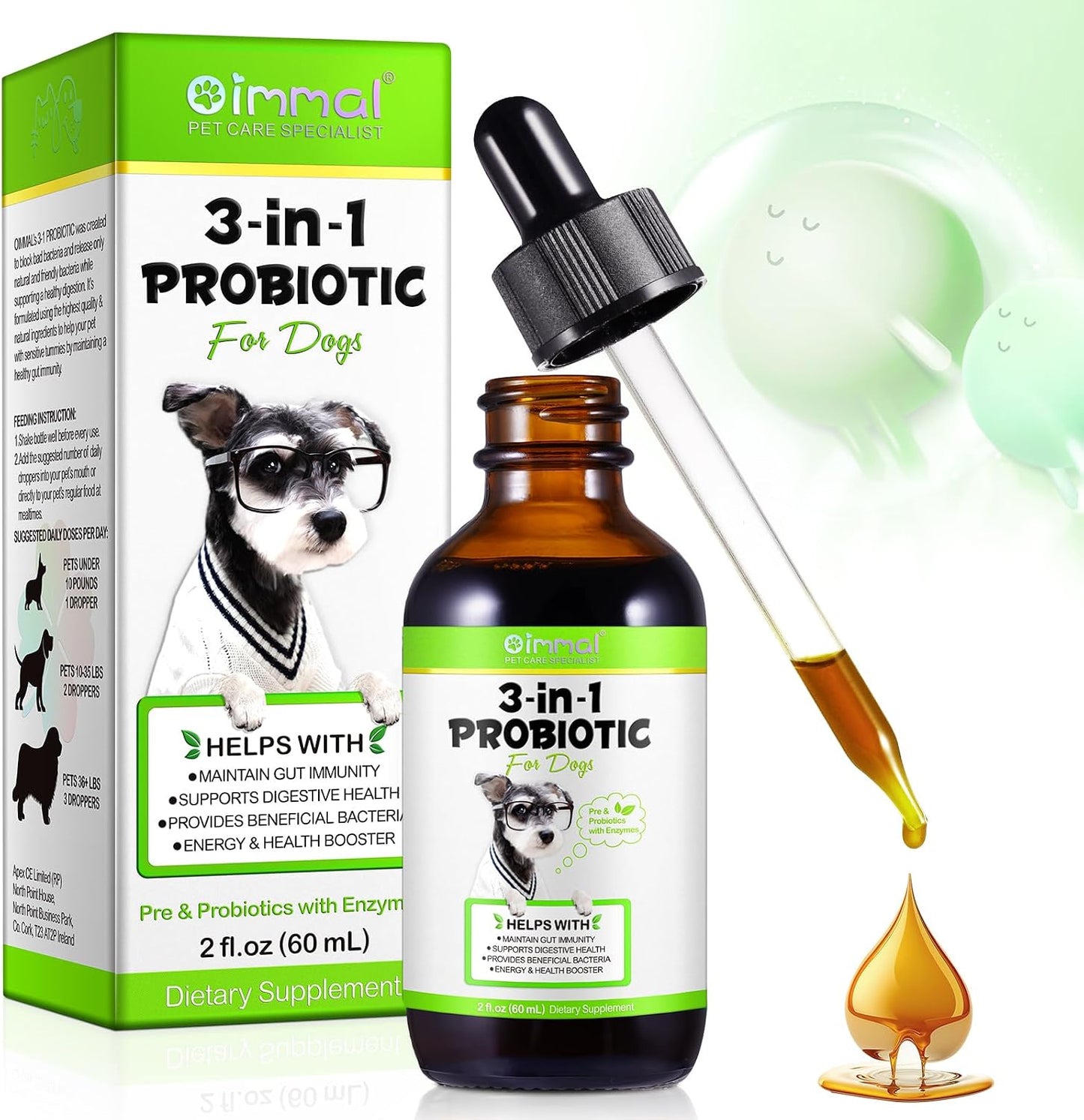 Probiotic pet drops